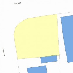 86 Austin St, Newton MA 02460-1849 plot plan