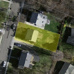 66 Grasmere St, Newton MA  02458-2211 aerial view