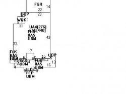 961 Beacon St, Newton MA  02459-1721 floor plan