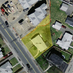 107 North St, Newton MA 02460-1008 aerial view