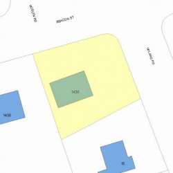 1430 Beacon St, Newton MA 02468-1613 plot plan
