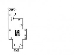 34 Clarendon St, Newton MA 02460-2021 floor plan