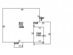 11 Tanglewood Rd, Newton MA 02459-2849 floor plan