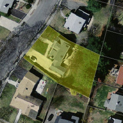 86 Bemis St, Newton MA 02460-1156 aerial view