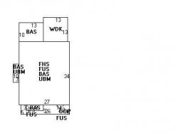 25 Winona St, Newton MA  02466-1417 floor plan
