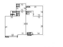 5 Richfield Rd, Newton MA  02465-2426 floor plan