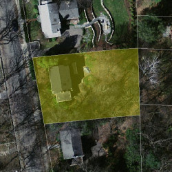44 Grove Hill Ave, Newton MA 02460-2335 aerial view