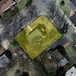 57 Crehore Dr, Newton MA  02462-1137 aerial view