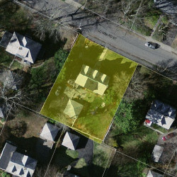 34 Lombard St, Newton MA 02458-2514 aerial view