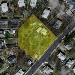 169 Elliot St, Newton MA  02464-1230 aerial view