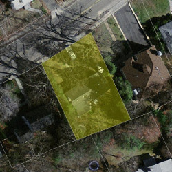 67 Brookline St, Newton MA  02467 aerial view