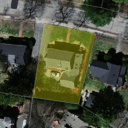 60 Moffat Rd, Newton MA  02468-1115 aerial view