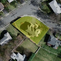 5 Donna Rd, Newton MA  02459-2804 aerial view