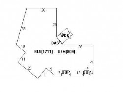 81 Vista Ave, Newton MA 02466-2810 floor plan