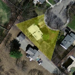 69 Dearborn St, Newton MA 02465-1533 aerial view