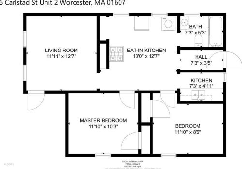 6 Carlstad St, Worcester MA 01607-1508 exterior