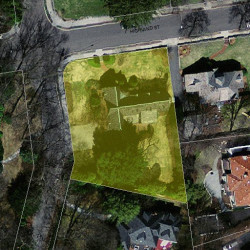 363 Highland St, Newton MA 02465-2705 aerial view