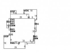30 Plainfield St, Newton MA  02468-1633 floor plan