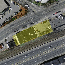 624 Washington St, Newton MA 02458-1449 aerial view