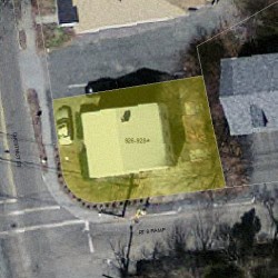 926 Chestnut St, Newton MA 02468-2326 aerial view