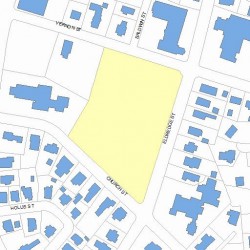 129 Church St, Newton MA 02458-2003 plot plan
