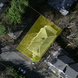 25 Bennington St, Newton MA 02458-1901 aerial view