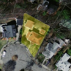 19 Victoria Cir, Newton MA 02459-1016 aerial view