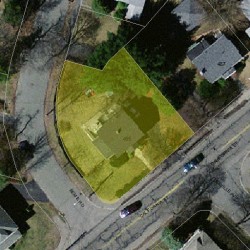 495 California St, Newton MA 02460-1208 aerial view