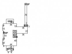 19 Dartmouth St, Newton MA  02465-2601 floor plan