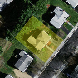 254 Spiers Rd, Newton MA  02459-3727 aerial view