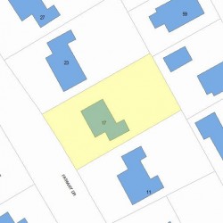 17 Fairway Dr, Newton MA 02465-1712 plot plan