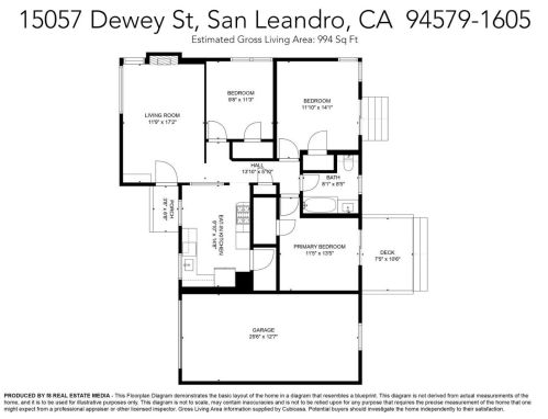 15057 Dewey St, San Leandro CA  94579-1605 exterior