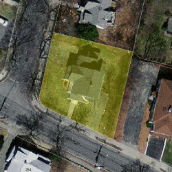 255 Derby St, Newton MA 02465-1007 aerial view