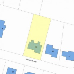 59 Kenilworth St, Newton MA 02458-2705 plot plan