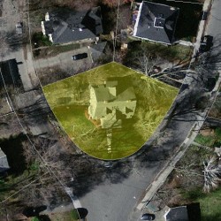 155 Eastbourne Rd, Newton MA 02459-1605 aerial view