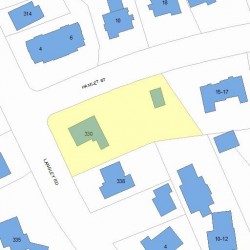 330 Langley Rd, Newton MA 02459-2352 plot plan