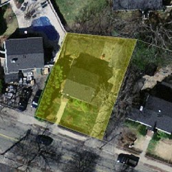 301 Homer St, Newton MA 02459-1410 aerial view