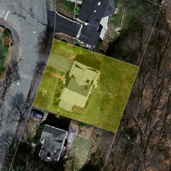 68 Day St, Newton MA 02466-2916 aerial view