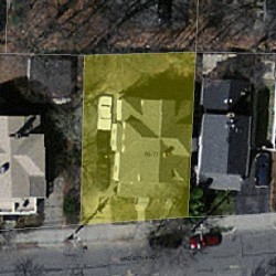 71 Madison Ave, Newton MA 02460-1904 aerial view