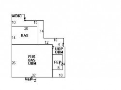 33 Bolton Rd, Newton MA  02460-2130 floor plan