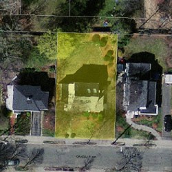 125 Oakdale Rd, Newton MA  02461-1812 aerial view