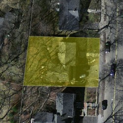 497 Lowell Ave, Newton MA  02460-2329 aerial view