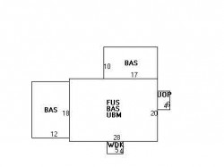 515 Auburn St, Newton MA 02466-1706 floor plan