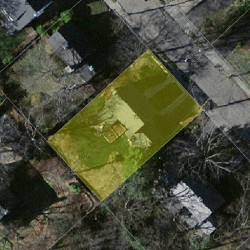 73 Ridge Ave, Newton MA  02459-2506 aerial view