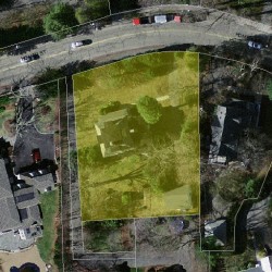 98 Homer St, Newton MA  02459-1517 aerial view