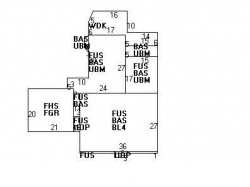 125 Ward St, Newton MA  02459 floor plan