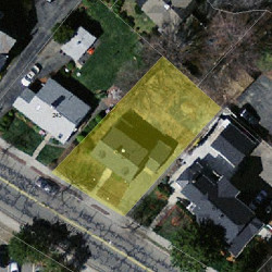 237 Crafts St, Newton MA  02460-1440 aerial view