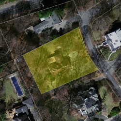 59 Greenwood Ave, Newton MA  02465-2507 aerial view