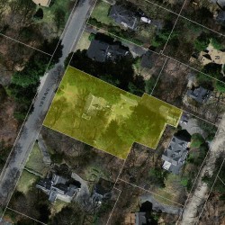 46 Vista Ave, Newton MA 02466-2811 aerial view