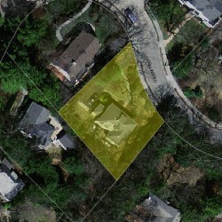 165 Collins Rd, Newton MA  02468-2237 aerial view